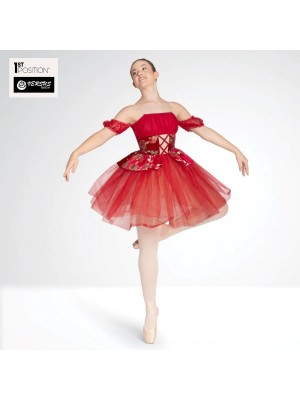 Tutù Degas Corpetto Stile Corsetto Danza 1st Position Saggio Tutu FPC24095